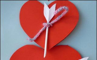 Käsitöö - DIY Valentine kaart paberist, kangast: mallid, mustrid